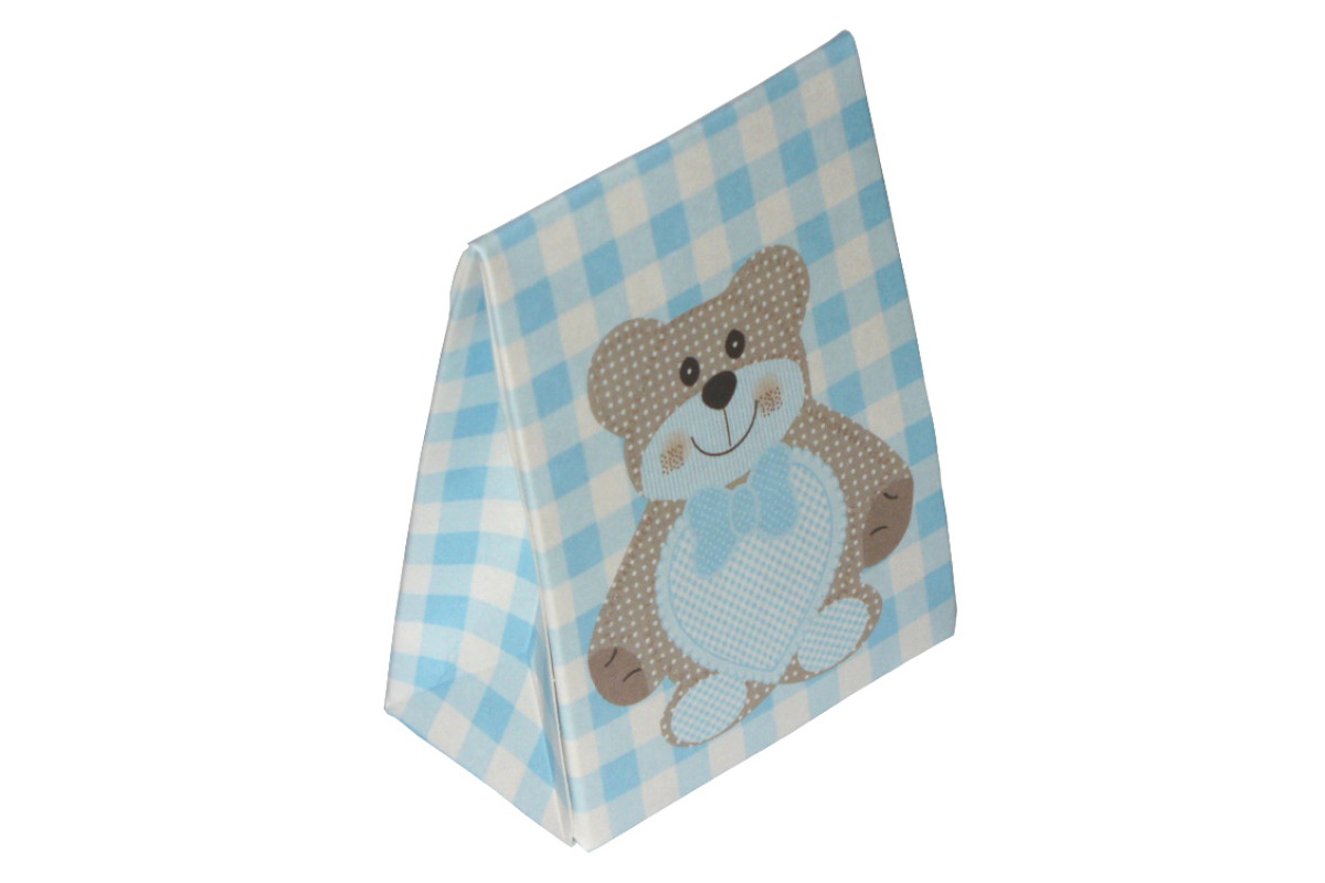 Scatola Portaconfetti Orsetto Teddy Bear - Celeste Scatola Portaconfetti Orsetto Teddy Bear - Celeste