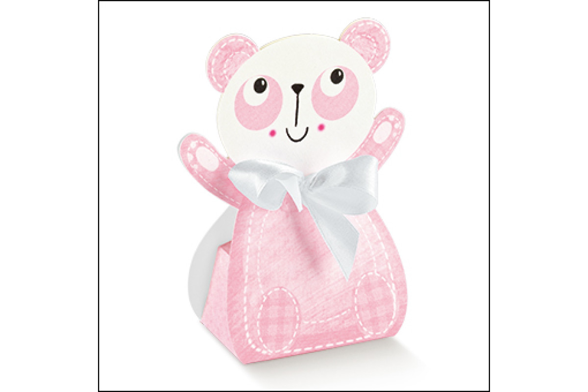 Cajita Panda Rosa