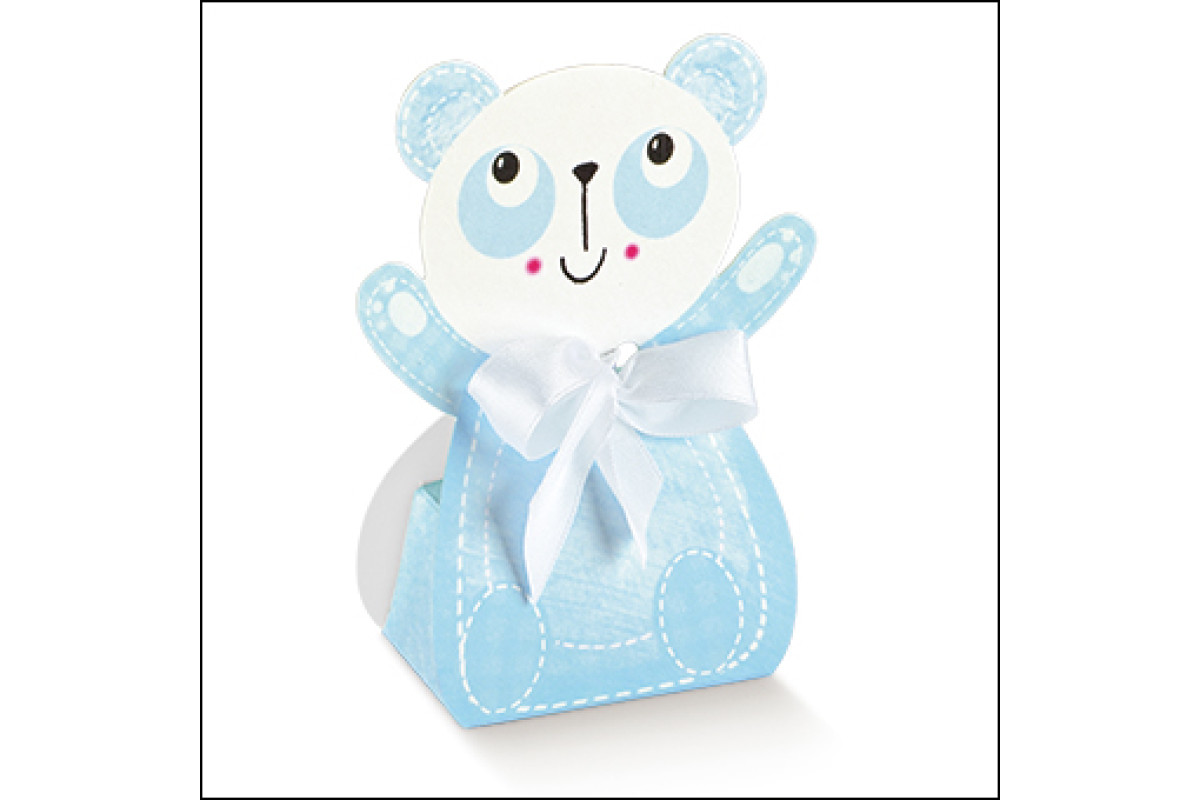 Cajita Panda Celeste
