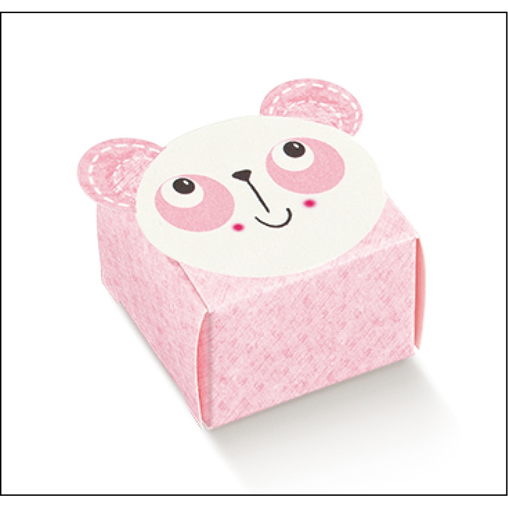 Favor Box for Newborn - Pink Panda