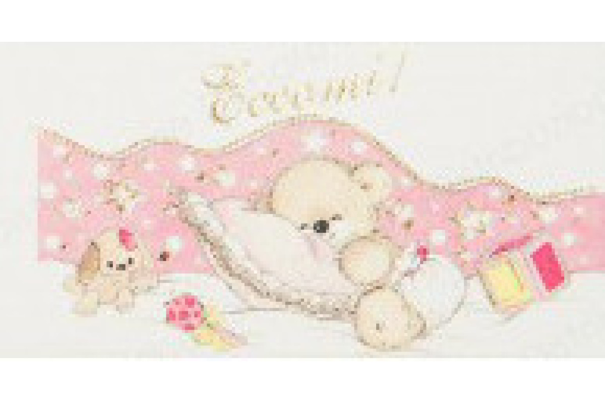 Bigliettini Nascita - Cuscino Orsetto Rosa Bigliettini Nascita - Cuscino Orsetto Rosa