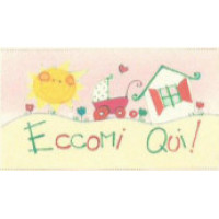Bigliettini Nascita - Eccomi Quì Bigliettini Nascita - Eccomi Quì