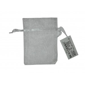 Organza Bag - White - Size 7.5x10 cm - White