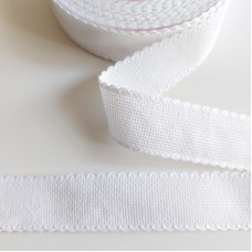 Bordo Aida Bianco 55 Quadretti - Altezza 3 cm Bordo Aida Bianco 55 Quadretti - Altezza 3 cm