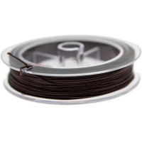 Filo di Cotone Cerato per Creare Gioielli 0,5 mm - Marrone
