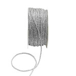 Colored Cordons - Diameter 2,5 mm - Silver Colored Cordons - Diameter 2,5 mm - Silver