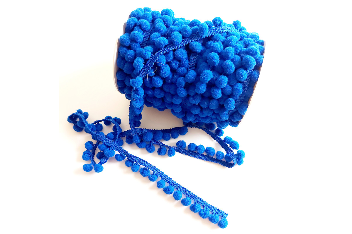 Pompon Border - Blue