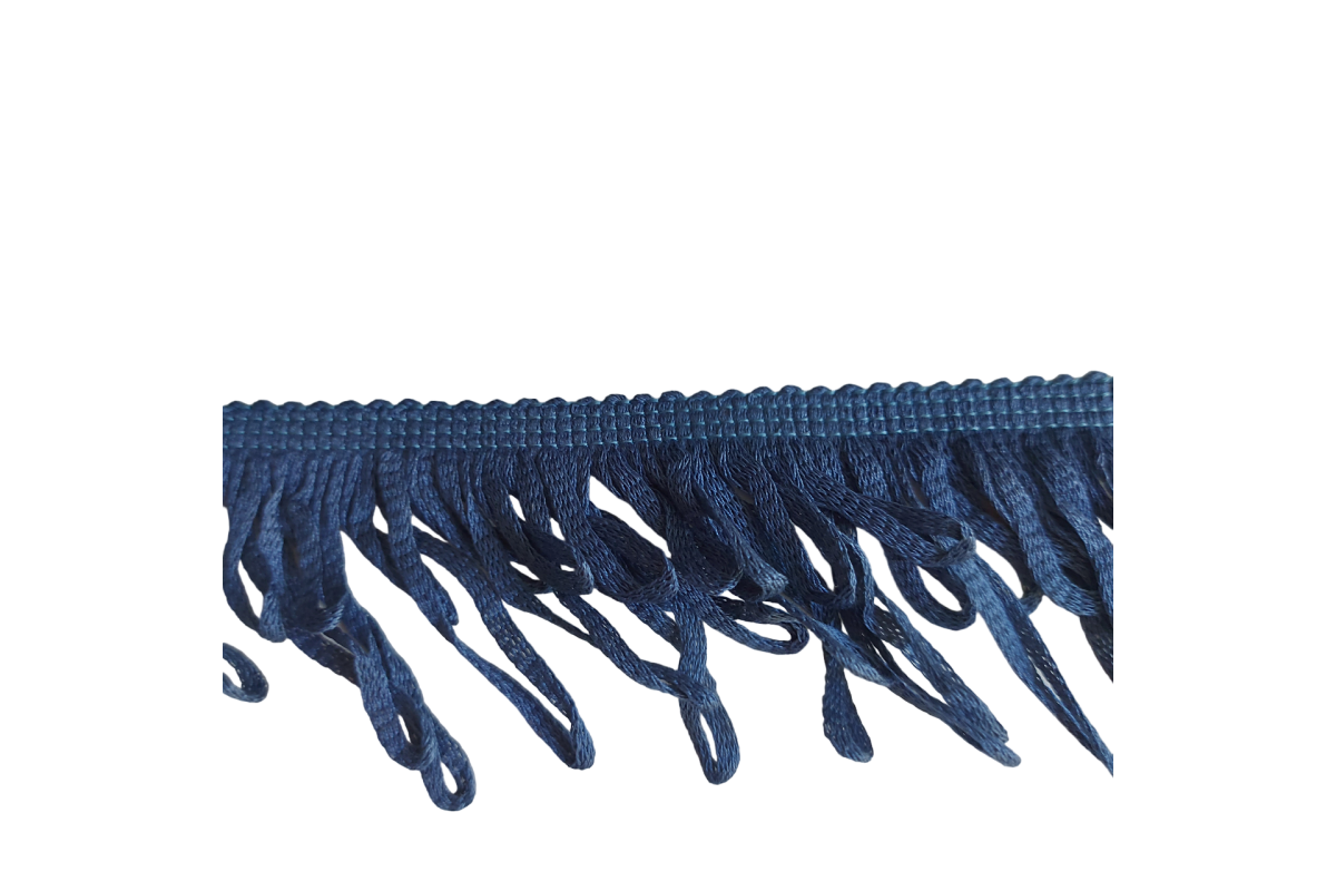 Cotton Fringe Trim - Avio Color Cotton Fringe Trim - Avio Color