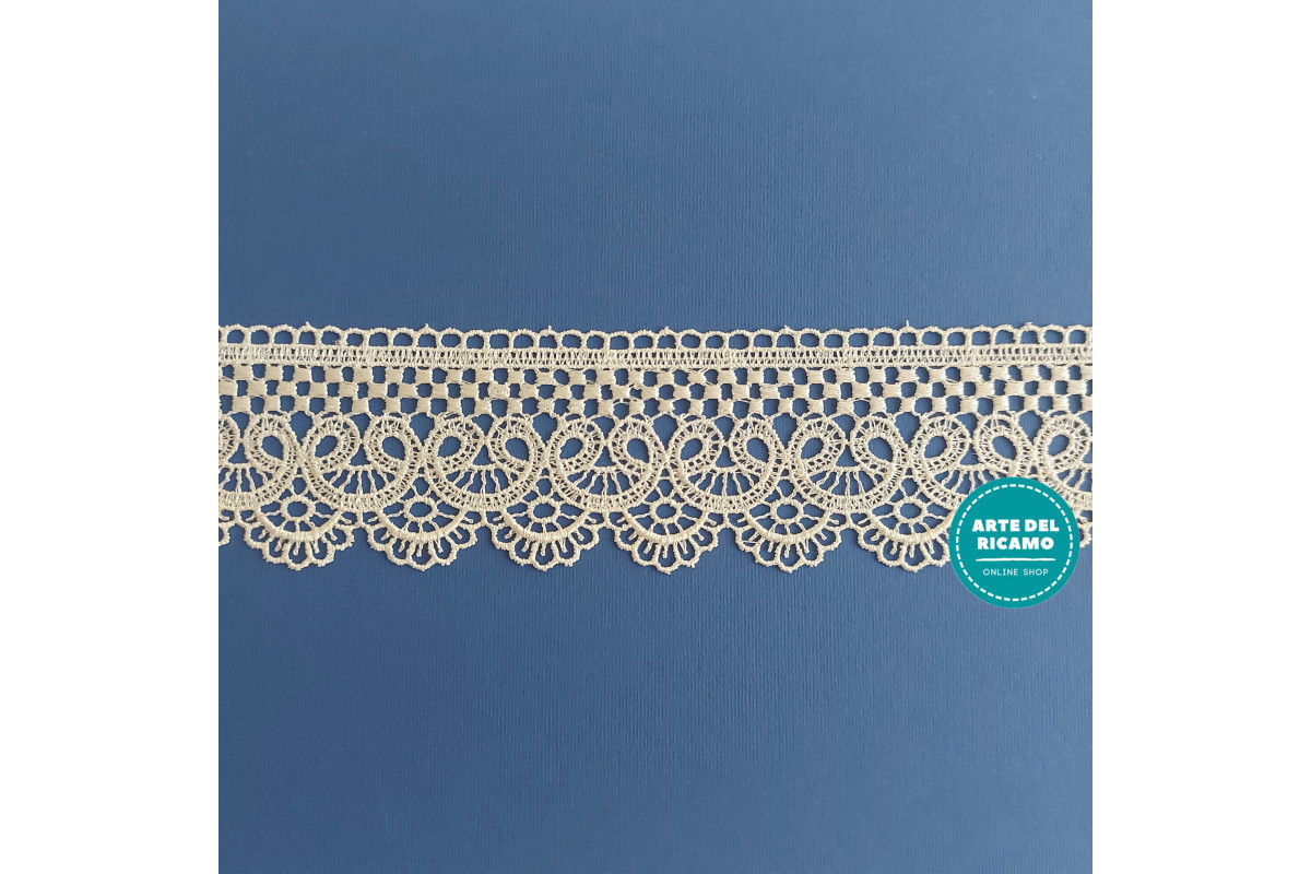 Ivory Macrame Lace Border - Regal