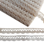 Art. 222 - Cream Bobbin Lace Border - 1,5 cm Art. 222 - Cream Bobbin Lace Border - 1,5 cm