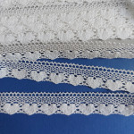 Art. 575 - Encaje de Bolillos con Corazones - Color Blanco