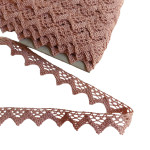 Old Pink Bobbin Lace Border - Width 15 mm Old Pink Bobbin Lace Border - Width 15 mm