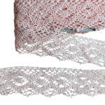 Art. 227 Pink Bobbin Lace Border - Width 3,5 cm Art. 227 Pink Bobbin Lace Border - Width 3,5 cm