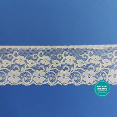 Encaje Raschel Color Beige - Ancho 6,5 cm