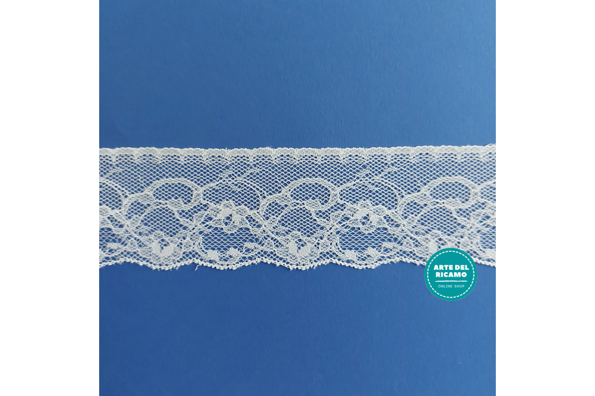 Pizzo Valencienne Avorio - Altezza 5,00 cm Pizzo Valencienne Avorio - Altezza 5,00 cm