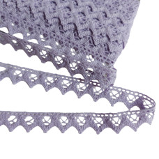 Lilac Bobbin Lace Border - Width 2 cm Lilac Bobbin Lace Border - Width 2 cm