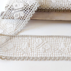Cotton Lace Border - Butterflies