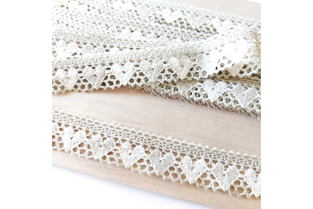 Pizzo Cotone - Cuoricini