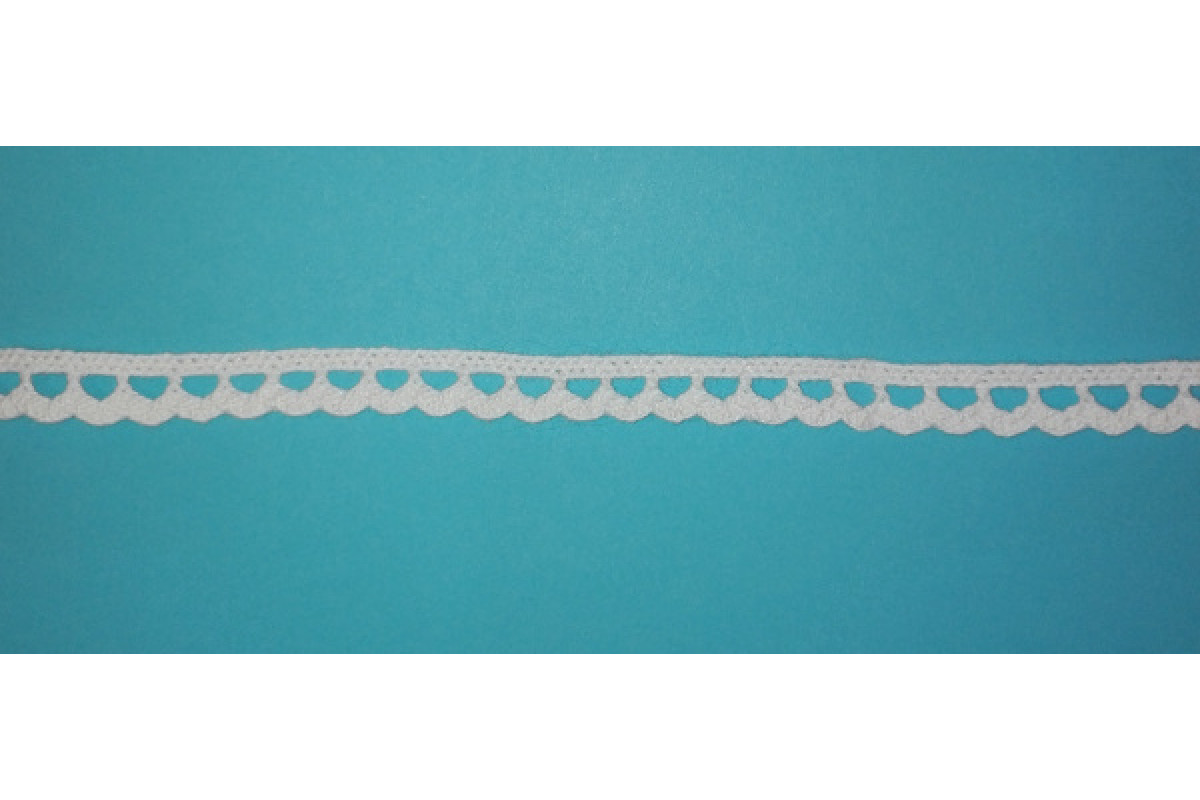Art. 326F - Merletto a Fuselli - Bianco - Altezza 0,5 cm Art. 326F - Merletto a Fuselli - Bianco - Altezza 0,5 cm