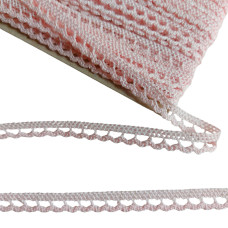 Art. 117 - Merletto a Fuselli - Rosa - Altezza 1,00 cm Art. 117 - Merletto a Fuselli - Rosa - Altezza 1,00 cm