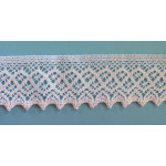 Cenefa de Bolillos - Blanca - Ancho 5,5 cm