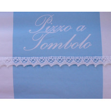 Art. 612 - Merletto a Fuselli Bianco - Altezza 1 cm