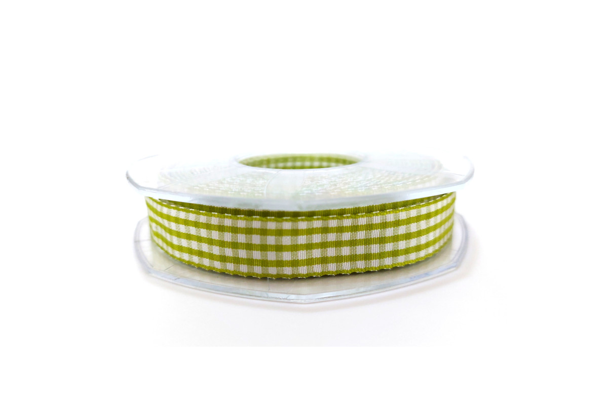 Nastro a Quadretti - Altezza 15 mm - Colore Verde Nastro a Quadretti - Altezza 15 mm - Colore Verde