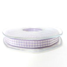 Cinta Cuadros Grandes Vichy - Ancho 10 mm - Color Viola Cinta Cuadros Grandes Vichy - Ancho 10 mm - Color Viola