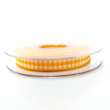 Cinta Cuadros Grandes Vichy - Ancho 10 mm - Color Amarillo Cinta Cuadros Grandes Vichy - Ancho 10 mm - Color Amarillo