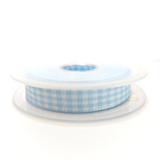 Nastro a Quadretti - Altezza 15 mm - Colore Celeste Nastro a Quadretti - Altezza 15 mm - Colore Celeste