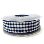 Nastro a Quadretti - Altezza 25 mm - Colore Blu