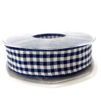 Nastro a Quadretti - Altezza 25 mm - Colore Blu