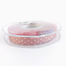 Pois Gift Ribbon - Old Pink 10 mm Pois Gift Ribbon - Old Pink 10 mm