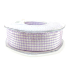 Nastro a Quadretti - Altezza 25 mm - Colore Viola