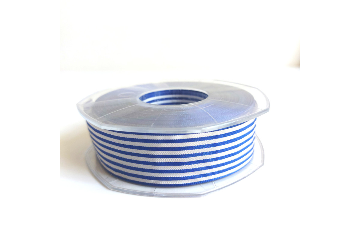 Nastro a Righe Blu Mare da 25 mm Nastro a Righe Blu Mare da 25 mm