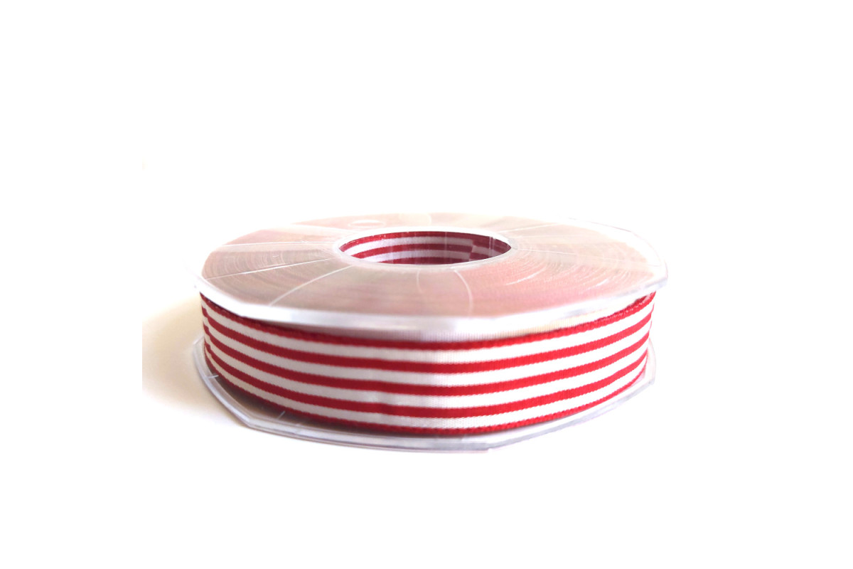 Nastro a Righe Rosso da 15 mm