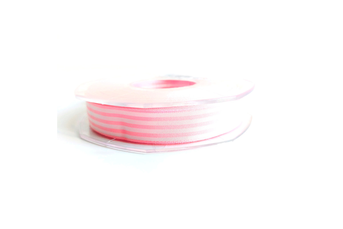 Nastro a Righe Rosa da 15 mm Nastro a Righe Rosa da 15 mm