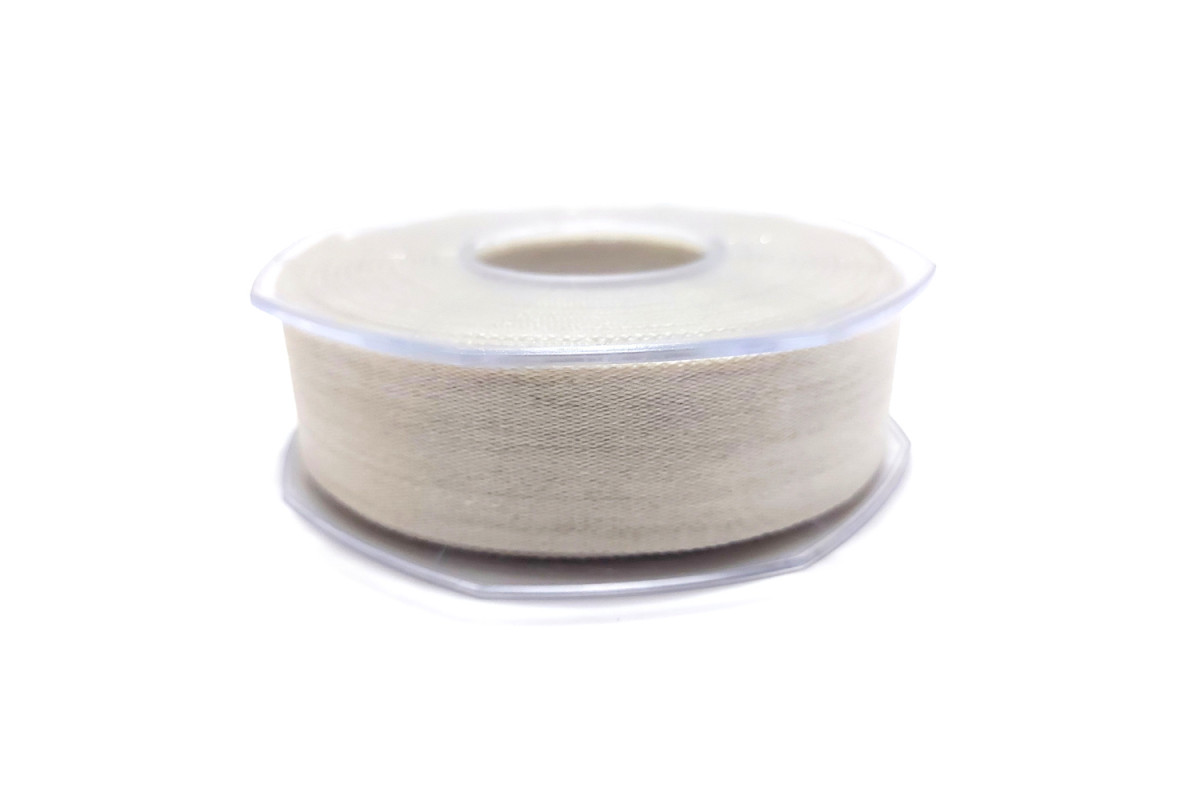 Nastro di Cotone Panna - Altezza 25 mm