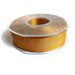 Lurex Satin Double Face Ribbon 25mm - Color Gold Lurex Satin Double Face Ribbon 25mm - Color Gold