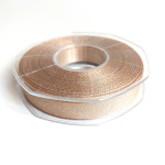 Lurex Satin Double Face Ribbon 16 mm - Color Champagne Lurex Satin Double Face Ribbon 16 mm - Color Champagne