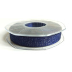 Lurex Satin Double Face Ribbon 16 mm - Color Blue Lurex Satin Double Face Ribbon 16 mm - Color Blue