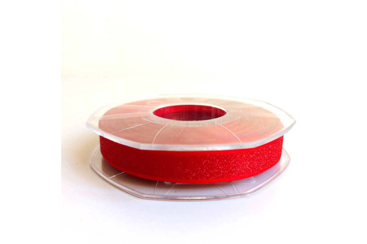 Cinta de Organza Lurex 15 mm - Color Rojo Cinta de Organza Lurex 15 mm - Color Rojo