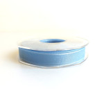 Lurex Organza Ribbon  15 mm - Color Light Blue