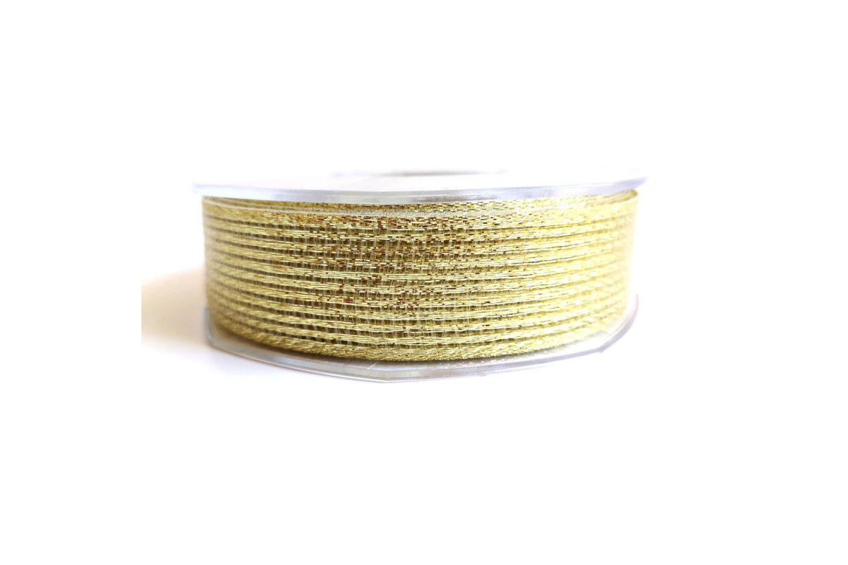 Nastro Brillante Oro - Altezza 25 mm