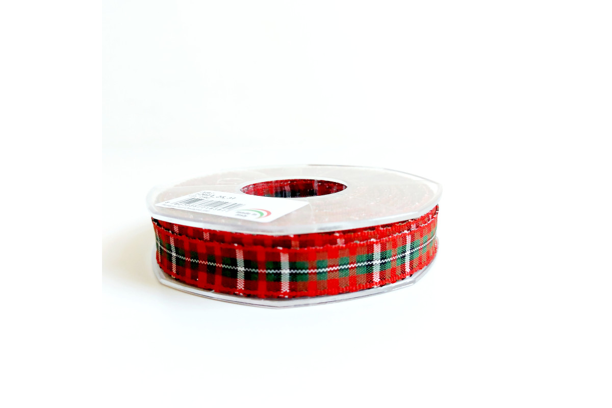 Scottish Red Ribbon - Size 15 mm