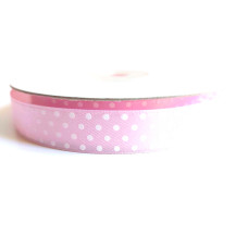 Pois Satin Ribbon - Pink - 20 mm Pois Satin Ribbon - Pink - 20 mm