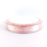 Nastro di Raso Il Mio Battesimo Rosa Cipria - 15 mm