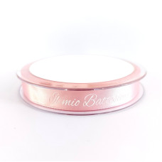 Nastro di Raso Il Mio Battesimo Rosa Cipria - 15 mm Nastro di Raso Il Mio Battesimo Rosa Cipria - 15 mm