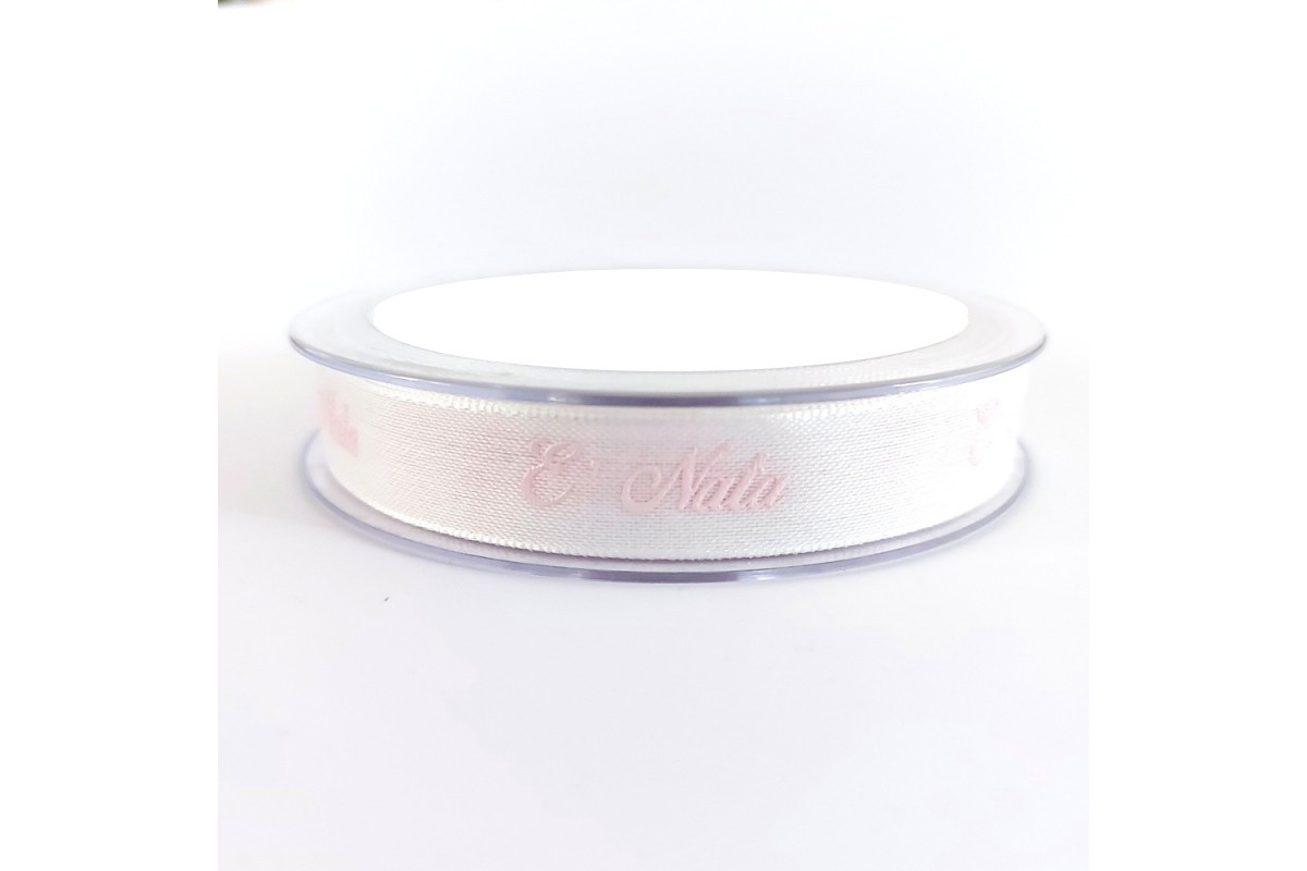 Nastro di Raso Nascita Rosa - 15 mm Nastro di Raso Nascita Rosa - 15 mm