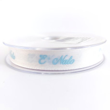 Nastro di Raso Nascita Celeste - 15 mm Nastro di Raso Nascita Celeste - 15 mm